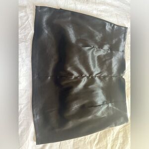 mini silk skirt
